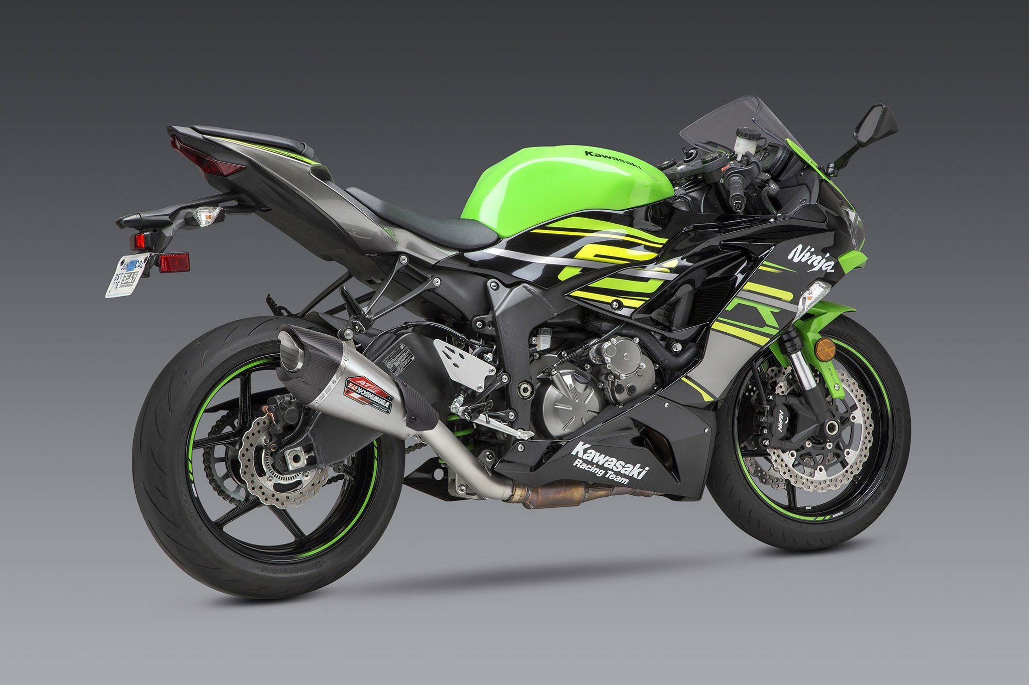 ヨシムラUSA ストリート AT2 ステンレス 3/4 マフラー カワサキ ZX-6R