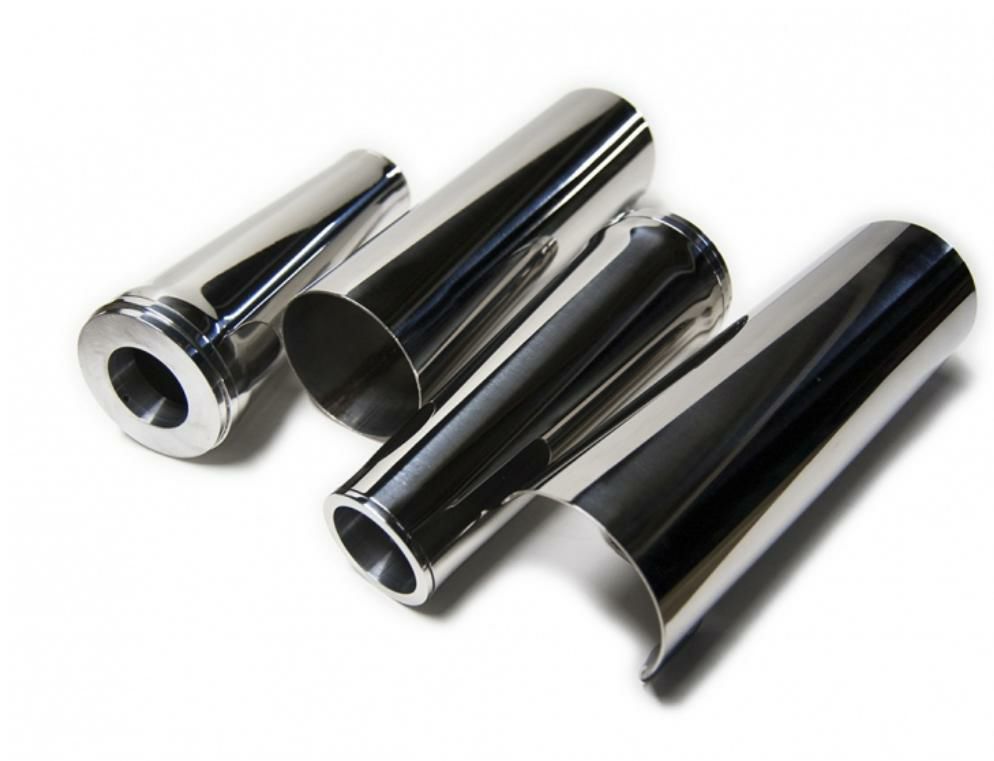 ヤマハ SR400/500 フロントフォークカバー ポリッシュ モーターロック