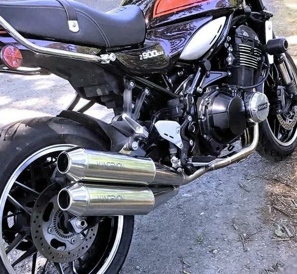 Z900RS 18-22 ステンレス 4本出しフルエキゾーストマフラー カフェ