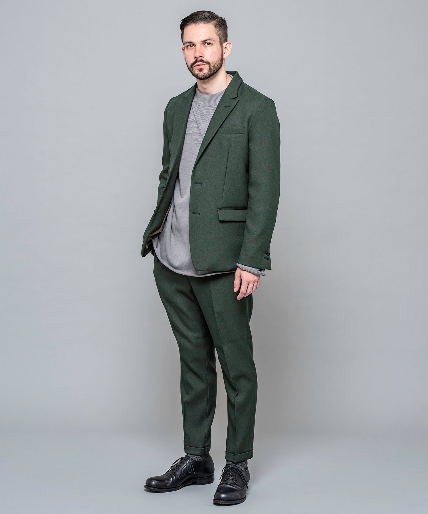 一部予約商品】MR.OLIVE / RETRO POLYESTER TWILL / ONE PLEATS STA