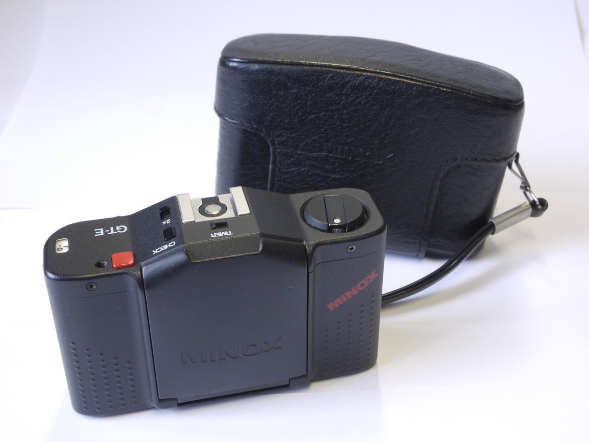 Minox 35 GT-E 35mm folding camera with red markings, with 35mm f2