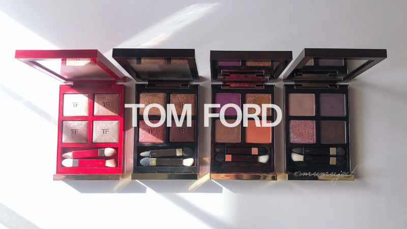 比較】TOM FORD トムフォード アイ カラー クォード 4種の スウォッチ