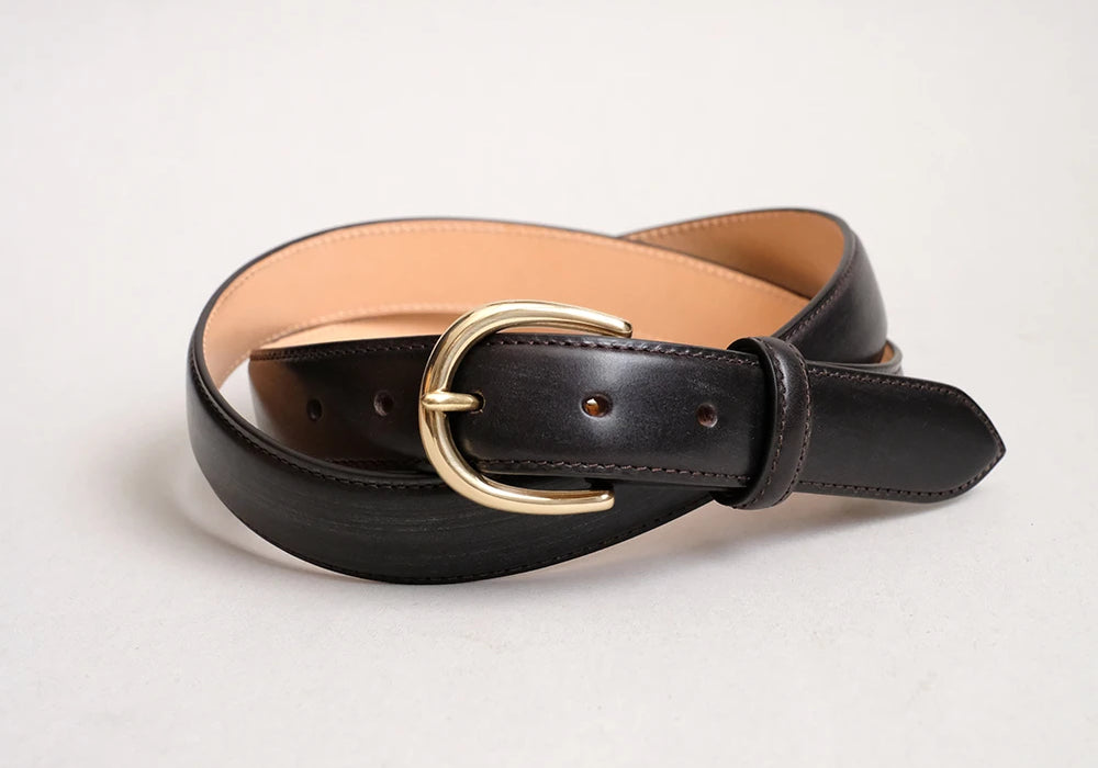 レザーベルト“Brass” ブライドルレザー – munekawa