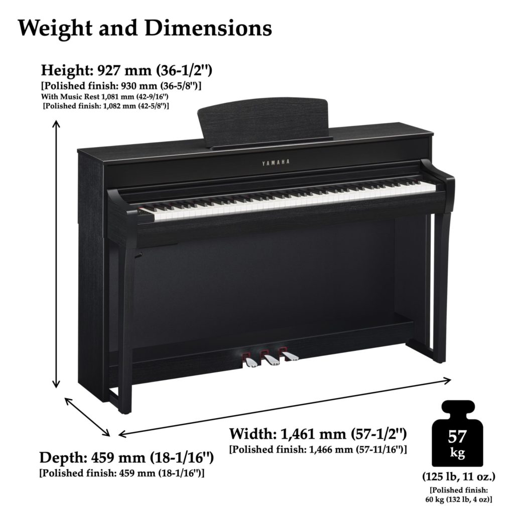Yamaha CLP-735 Clavinova Digital - Music Exchange