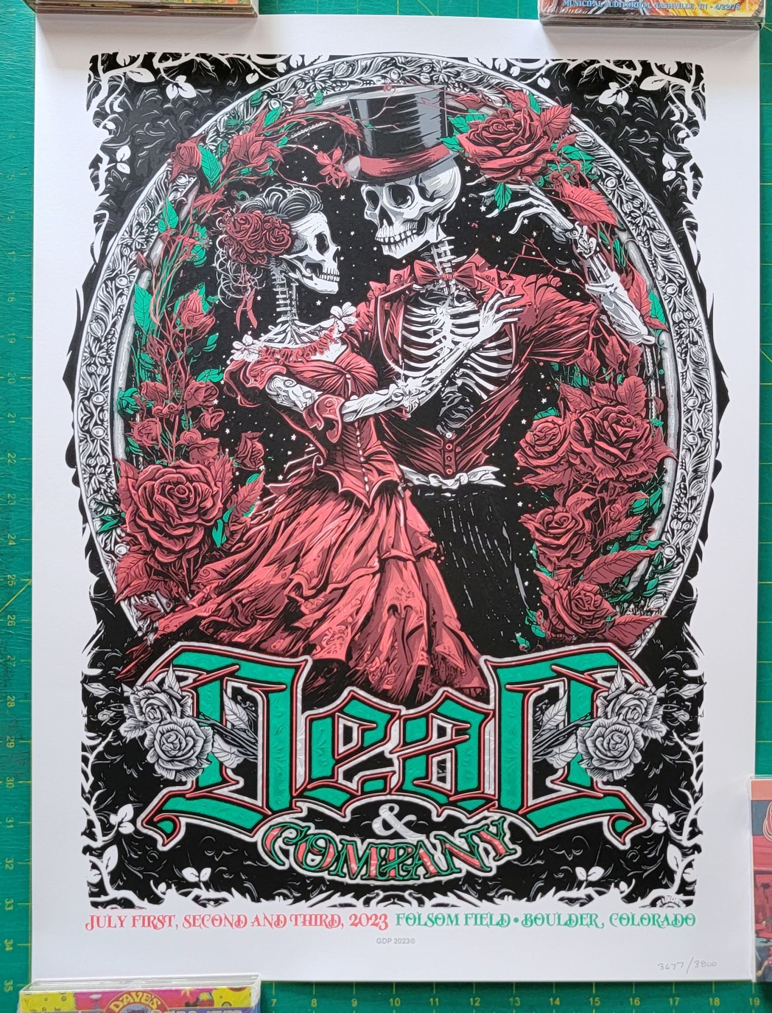 Dead and Company - 2023 - Final Tour - Poster - Boulder CO