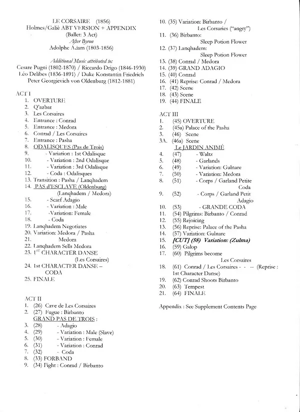 海賊 全幕 ピアノ 楽譜