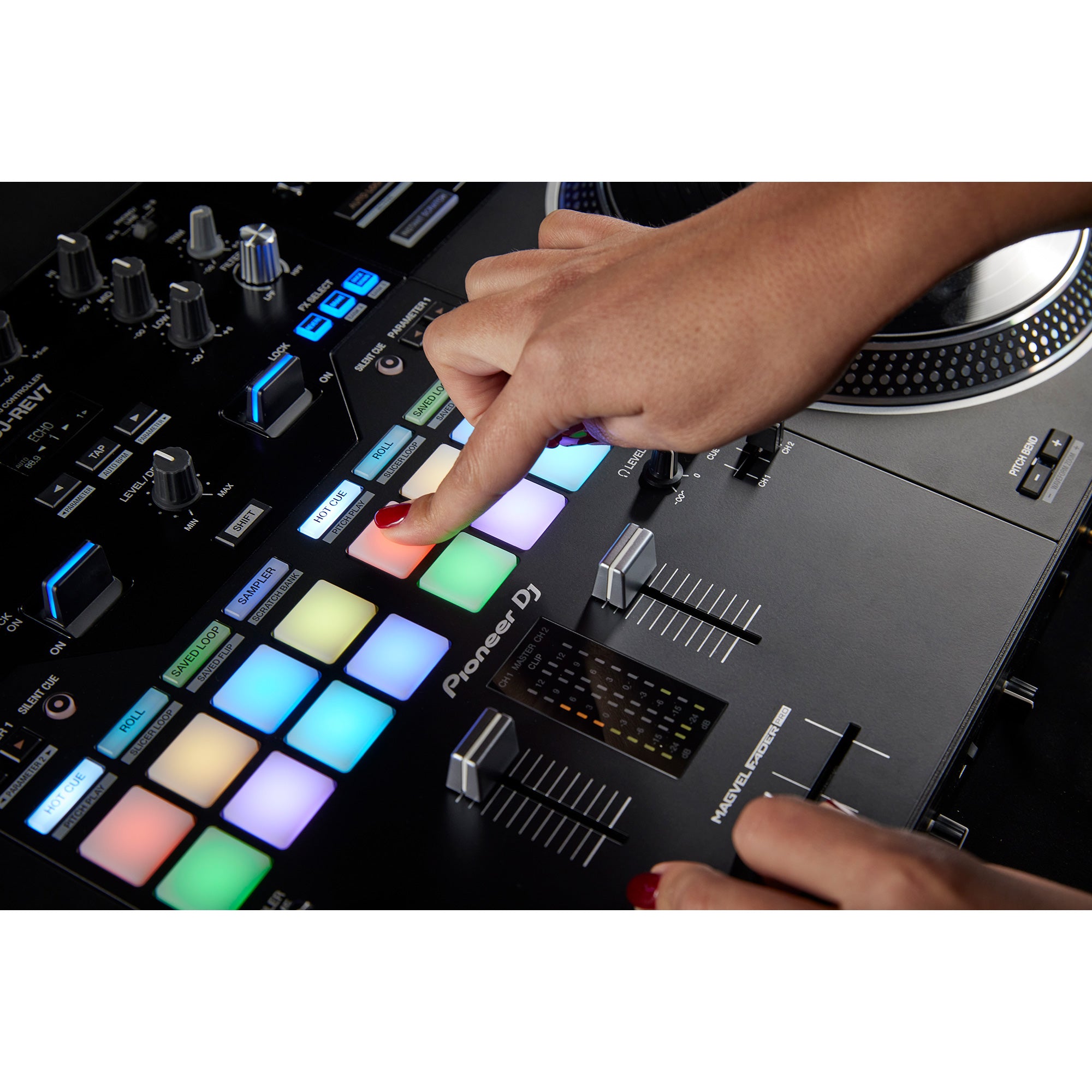 Pioneer DJ DDJ-REV7 Scratch-Style 2-Channel Professional DJ