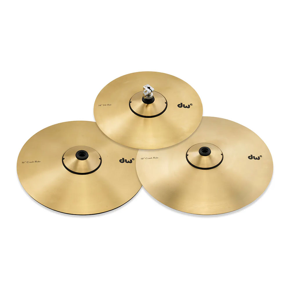 dw DWe 4-Piece Complete Bundle Kit Midnight Blue Metallic Lacquer