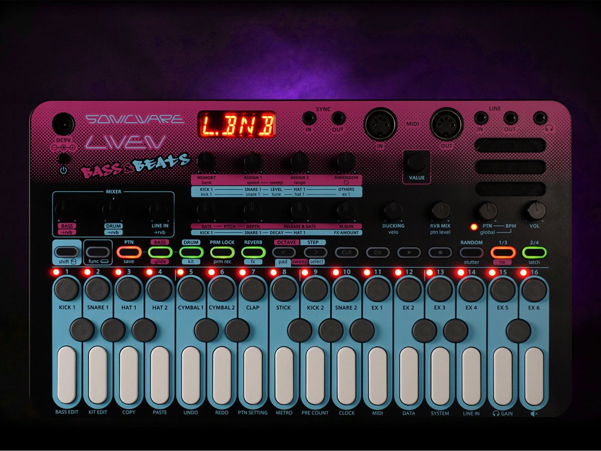 Sonicware Liven Bass&Beats review: Retro isn't always cool