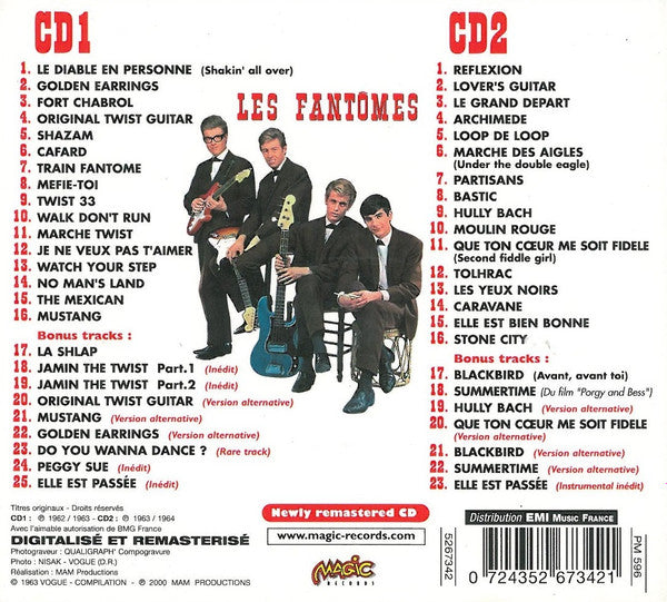 Les Fantomes - Les Integrale Sixties (Rare 2000 French DCD) Mint