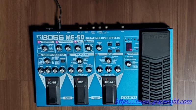 BOSSのACアダプター、代用品をME-50で試してみた