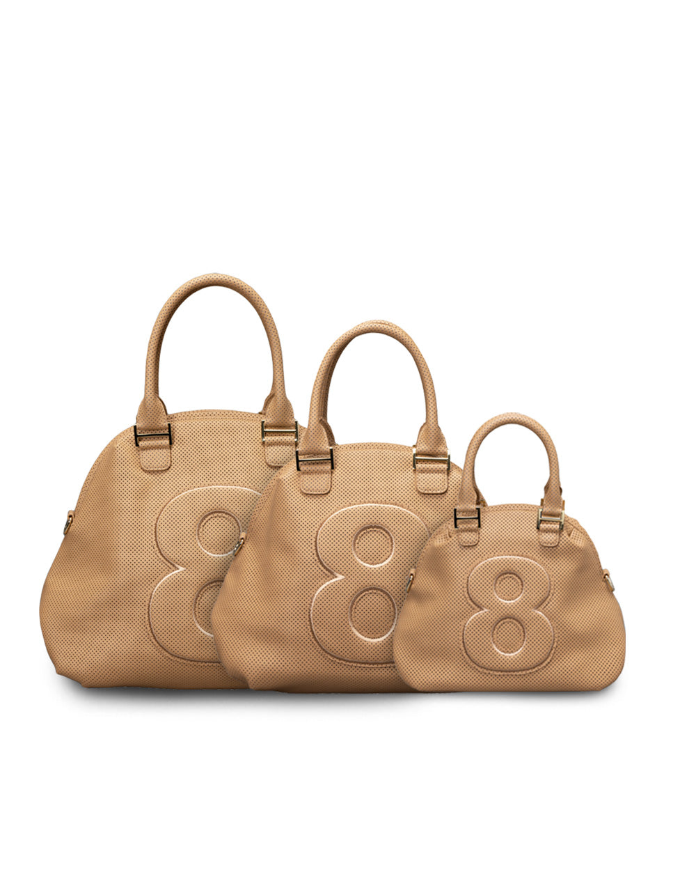 CONTINUA パンチングエシカルレザー 8バッグ (Mサイズ) [全3色] – muta