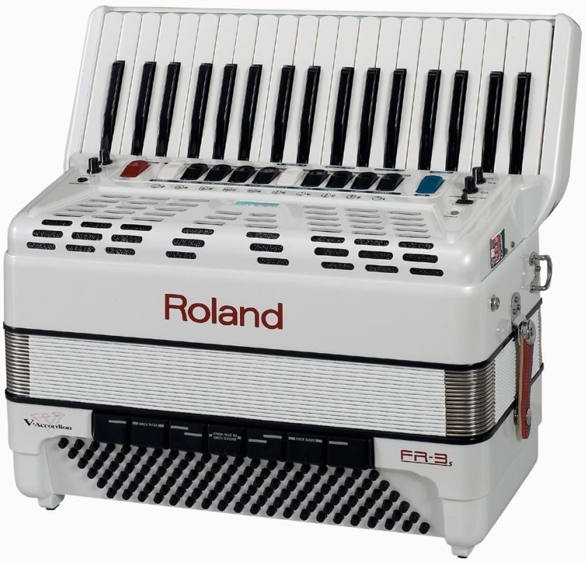 Roland FR 3S White V-Accordion - Muziker