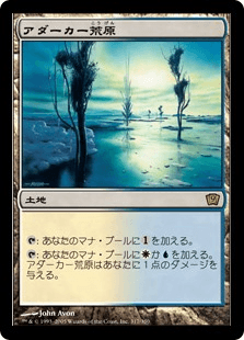 mtg アダーカー荒原 7版 日本語foil1枚 MTG アダーカー荒原 日本語 7版