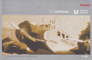 Junkers JU 52/3m Lufthansa D-AQUI Modell Edition Herpa 1:160 - MW-Moba