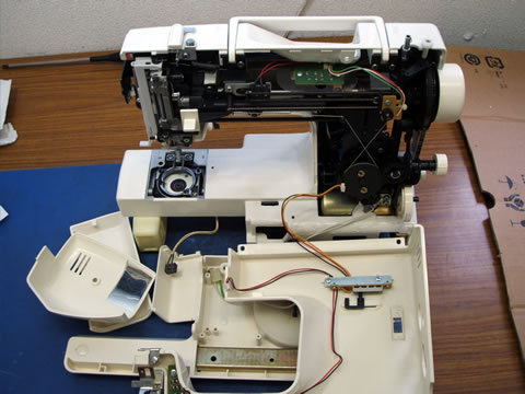 シンガー電子ミシン FIT LINE フィットライン 6580 の修理 【内部固着