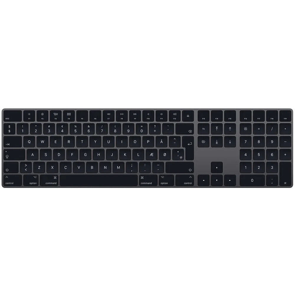 Apple Magic Keyboard with Numeric Keypad - Space Grey - DANISH