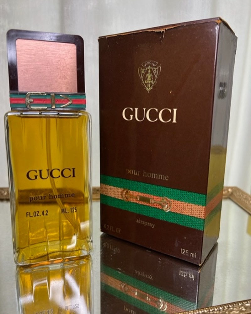 Gucci Pour Homme edt 125 ml. Rare, vintage original 1976. Sealed