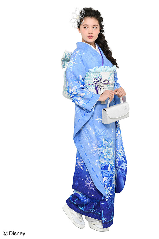 スタジオアリスの振袖 /水色/青色/エレガント/その他/ エルサ（アナと