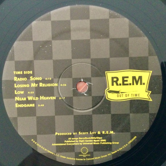 Vinyl love: R.E.M. “Out of time” – My (life in) music lists