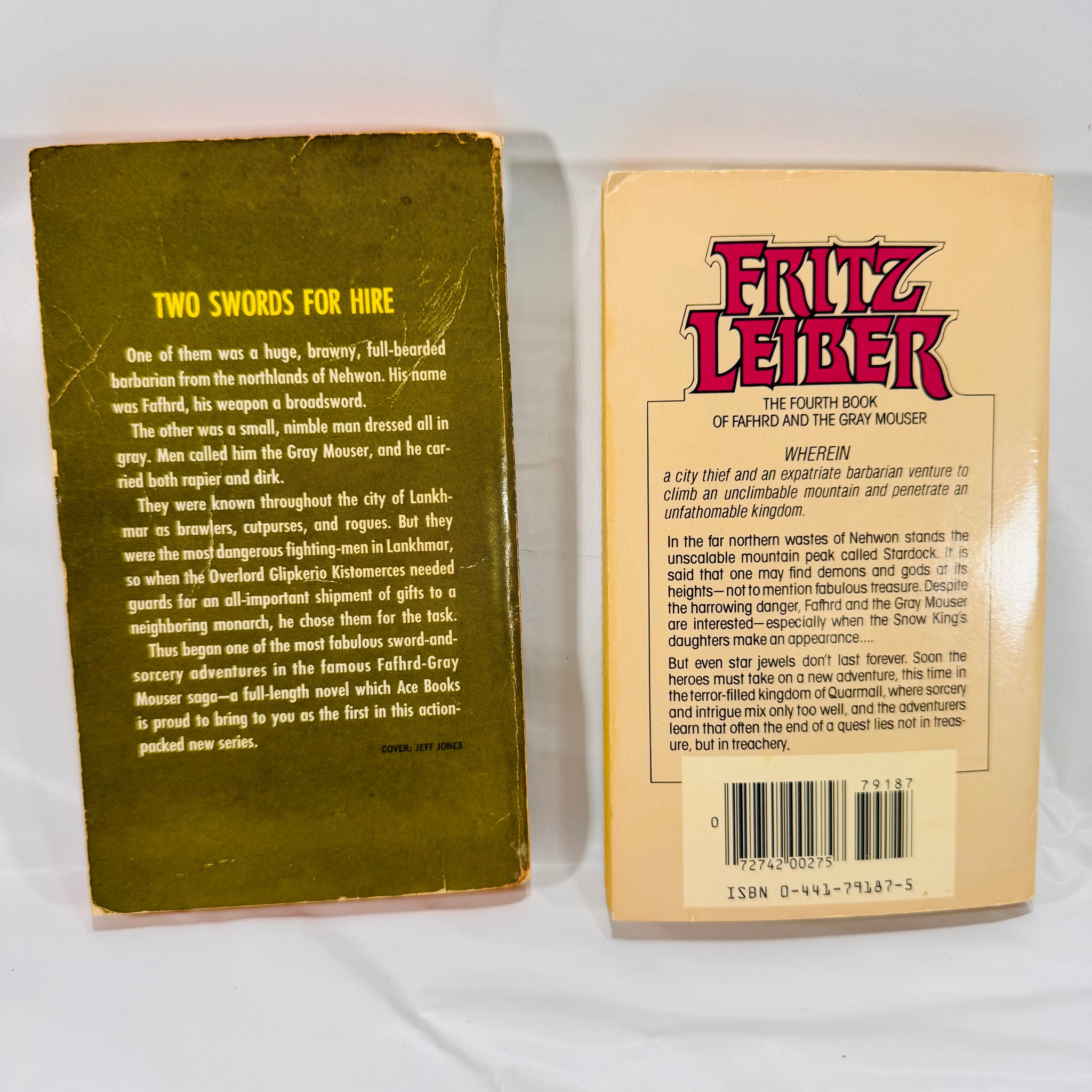 Fritz Leiber Swords of Lankhmar & Swords Against Wizardry