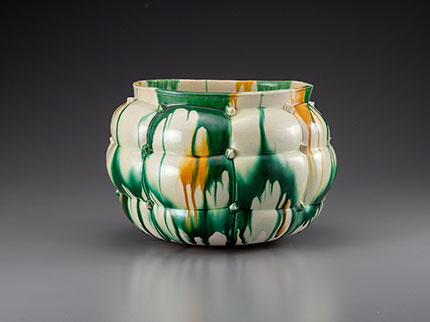 美濃陶芸 6人の人間国宝展重要無形文化財「三彩」 加藤卓男 | 多治見