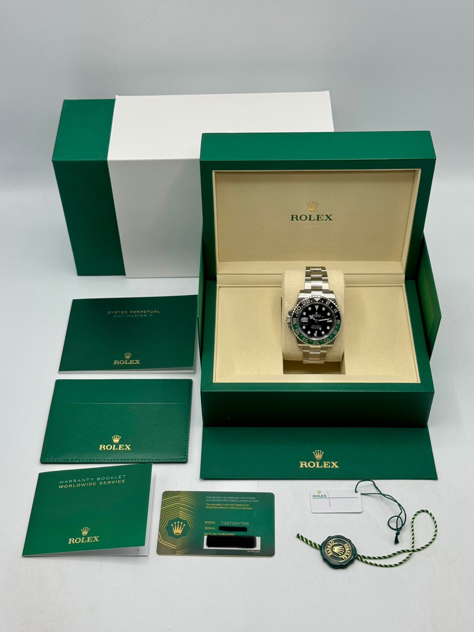 2025 Rolex GMT-Master II “Sprite” 40mm 126720VTNR Oyster