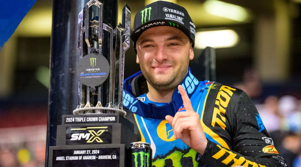 What is the Supercross Triple Crown format?