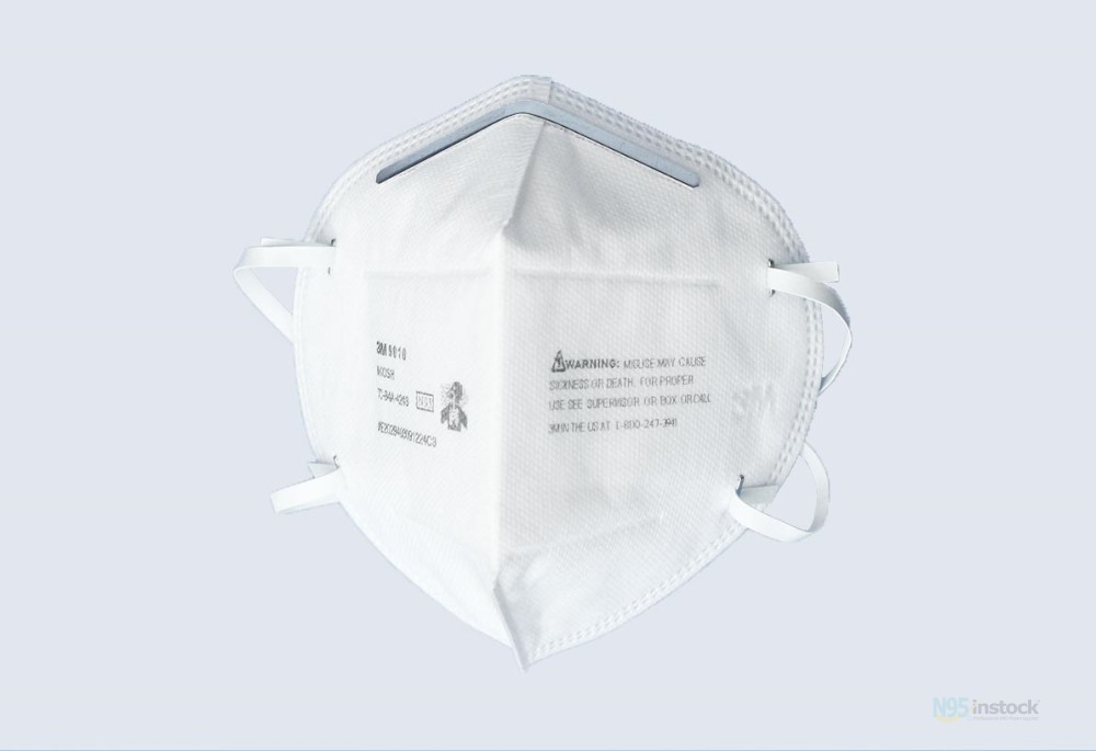 3M 9010 NIOSH N95 Mask Hygienically Individual Pack - N95 In Stock