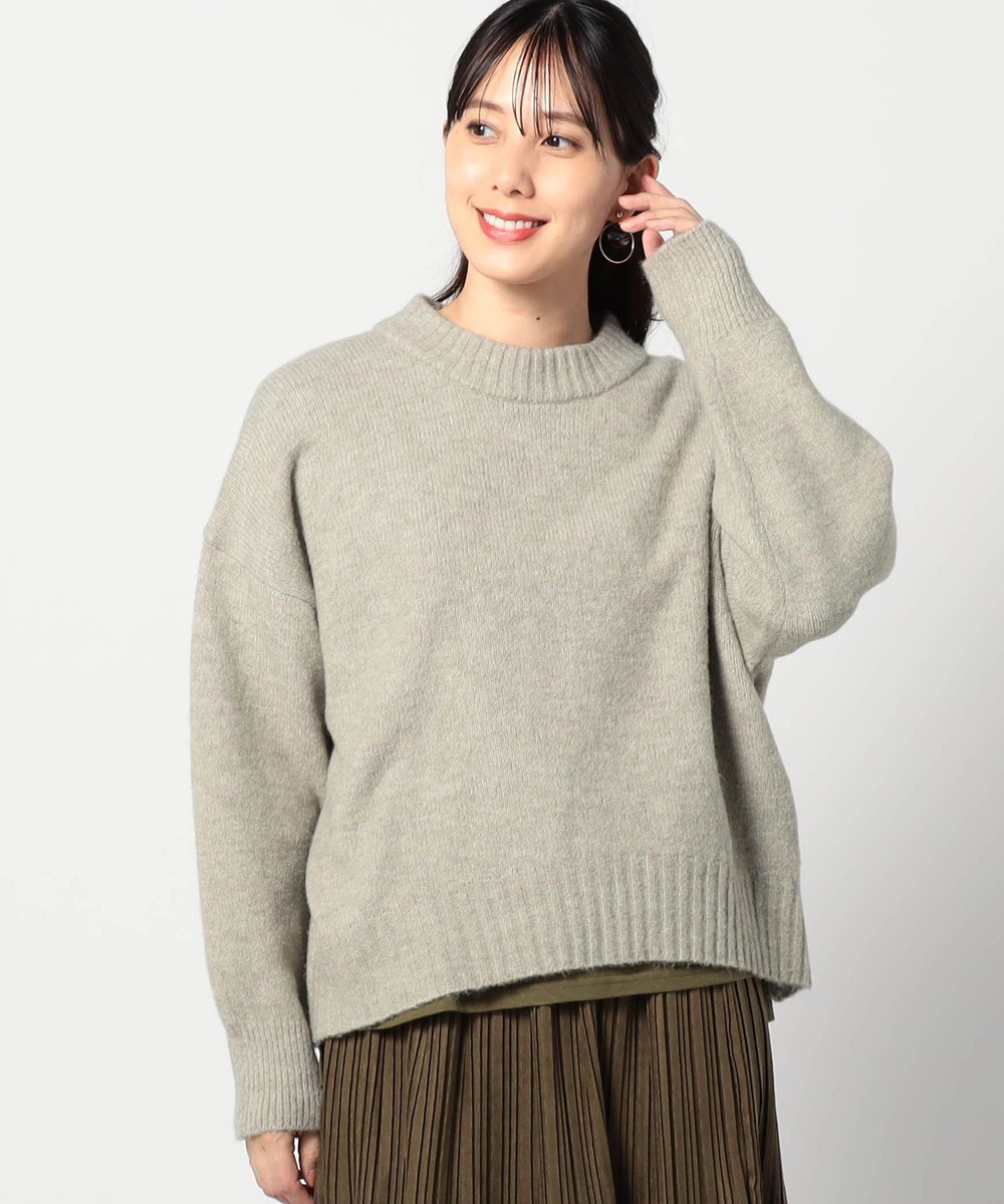 ショートクルーネックニット｜長袖｜ニコル公式通販サイト｜NICOLE