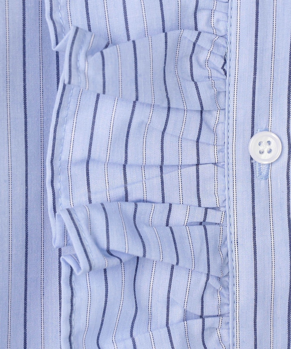 ストライプフリルシャツ｜長袖｜ニコル公式通販サイト｜NICOLE ONLINE SHOP