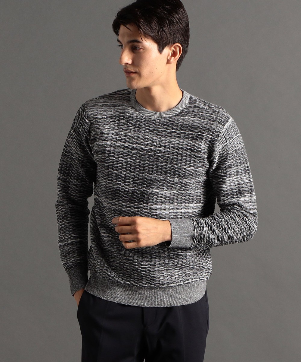 タックジャカード クルーネックニット｜ニット｜ニコル公式通販サイト