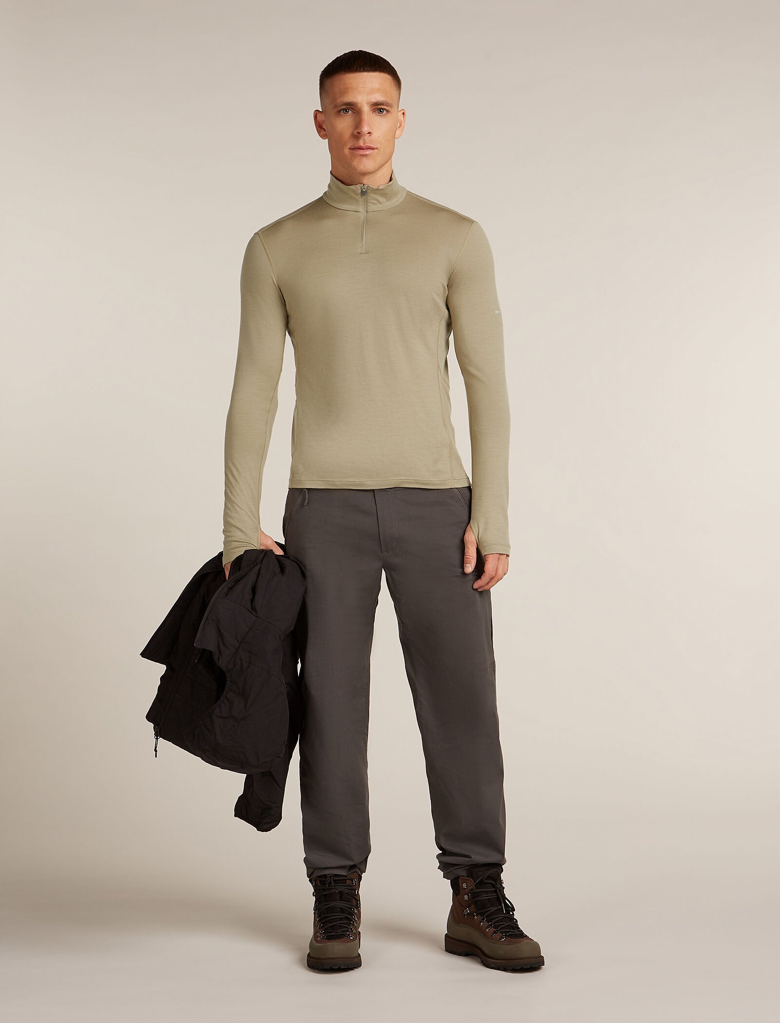 Men's 200 MerinoFine™ Ace Long Sleeve Half Zip Thermal Top