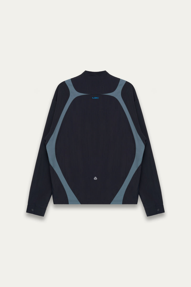 HORIZON ZIP SHIRT EUPHORIC BLACK