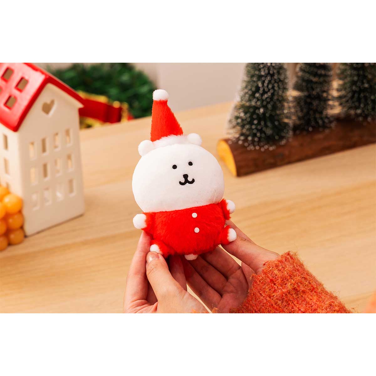 ナガノキャラクターズ サンタなナガノのくま（ミニマスコット