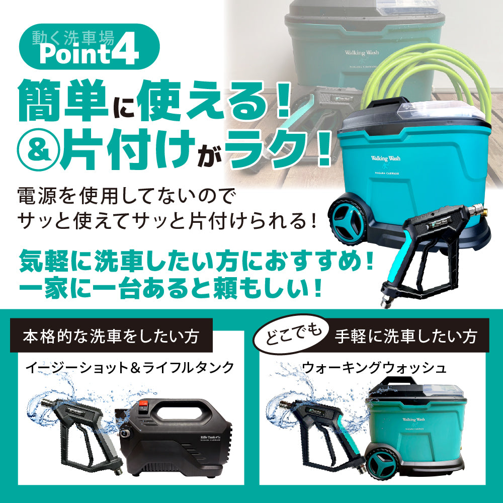 ウォーキングウォッシュ 『 動く洗車場 』 – ながら洗車