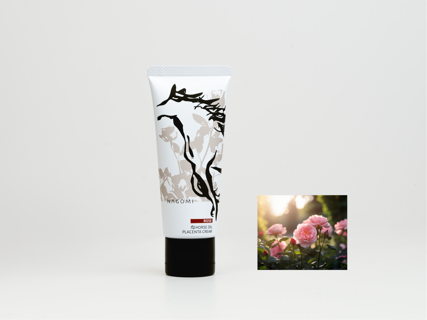 馬プラセンタ、ヒアルロン酸 馬油ハンドクリーム 髪.リップ.肌にも使用