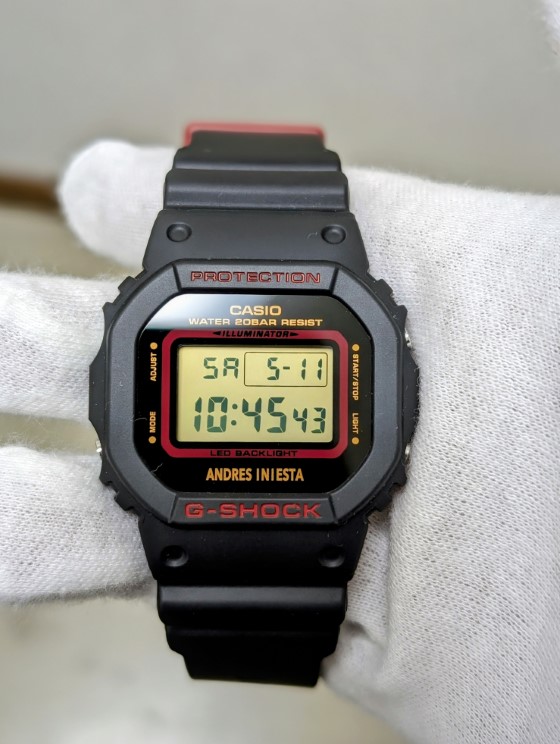 G-SHOCK DW-5600AI-1JR Andres Iniesta Limited Edtion アンドレス