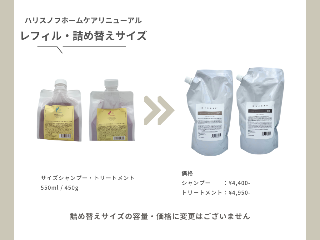 HARESNOV】ハリスノフホームケアシリーズリニューアルのご案内 | 新着