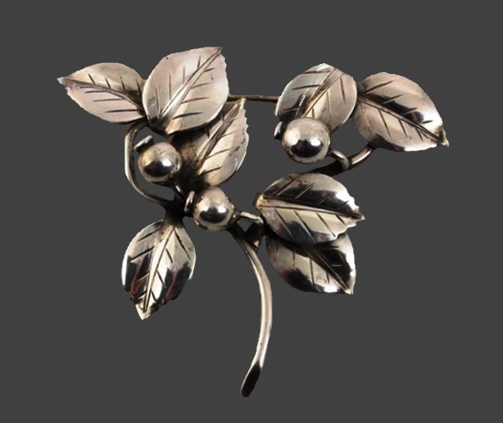 ᐅ Gertrud Engel botanical silver jewelry (1904-1983) - Jewellery