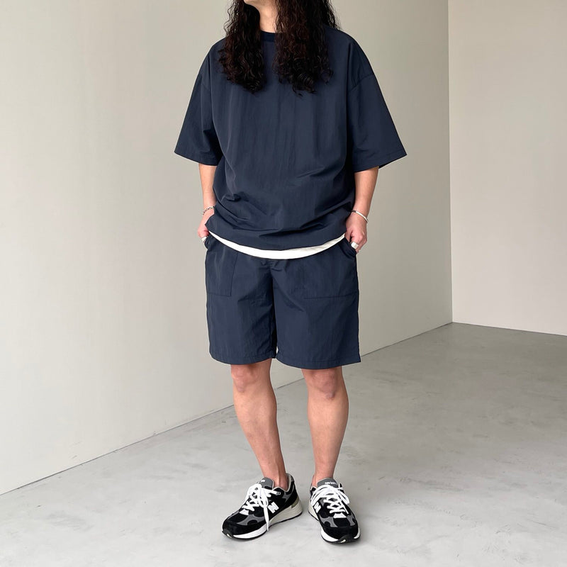 premium nylon setup / navy（プレミアムナイロンセットアップ