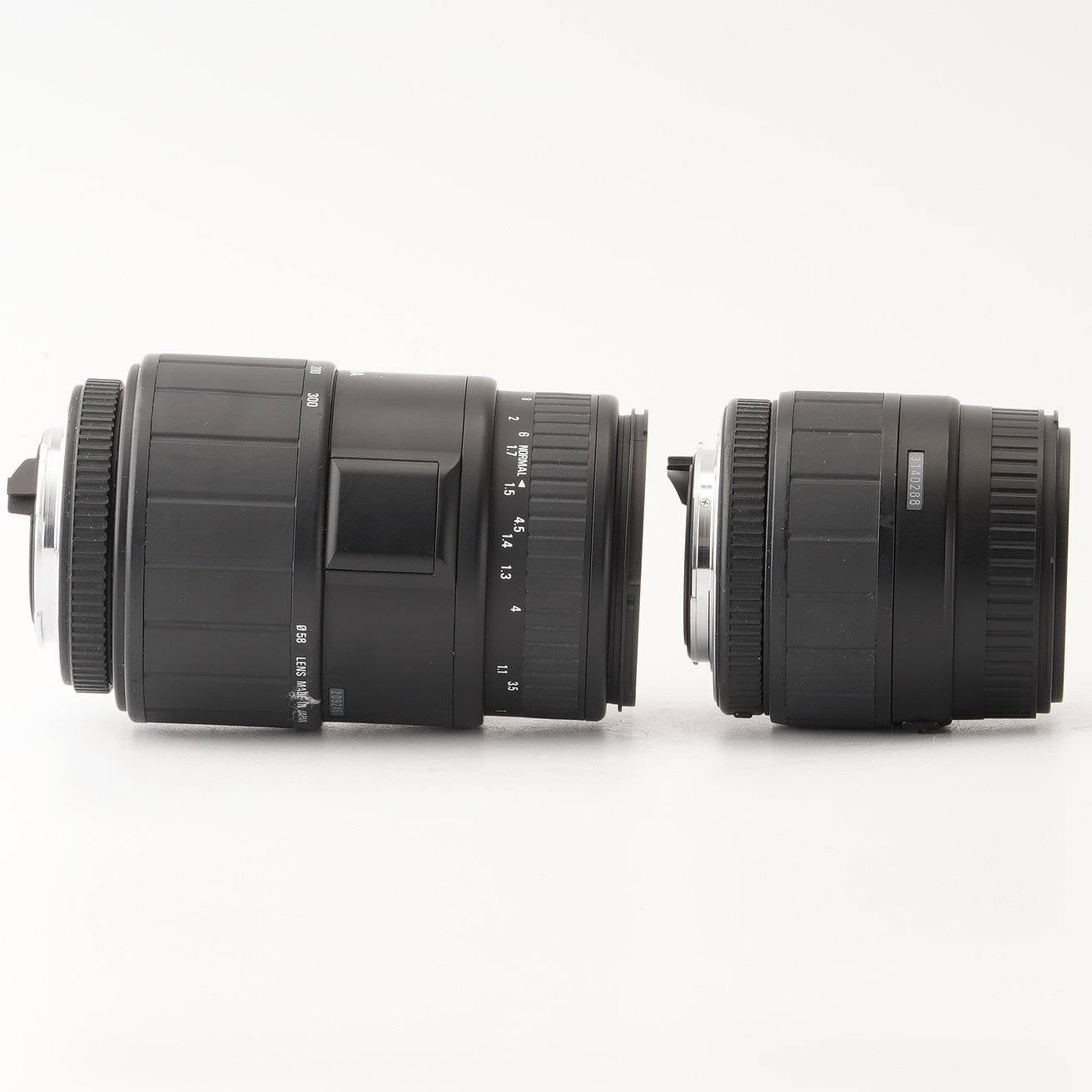 シグマ Sigma 70-300mm F4-5.6 D DL Macro Super / Sigma 28-80mm F3.5