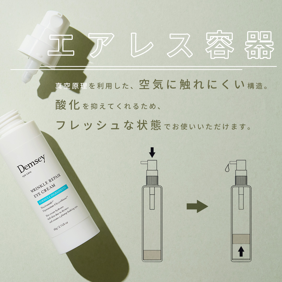 Demsey リンクルリペア アイクリーム（医薬部外品） | ナチュラル