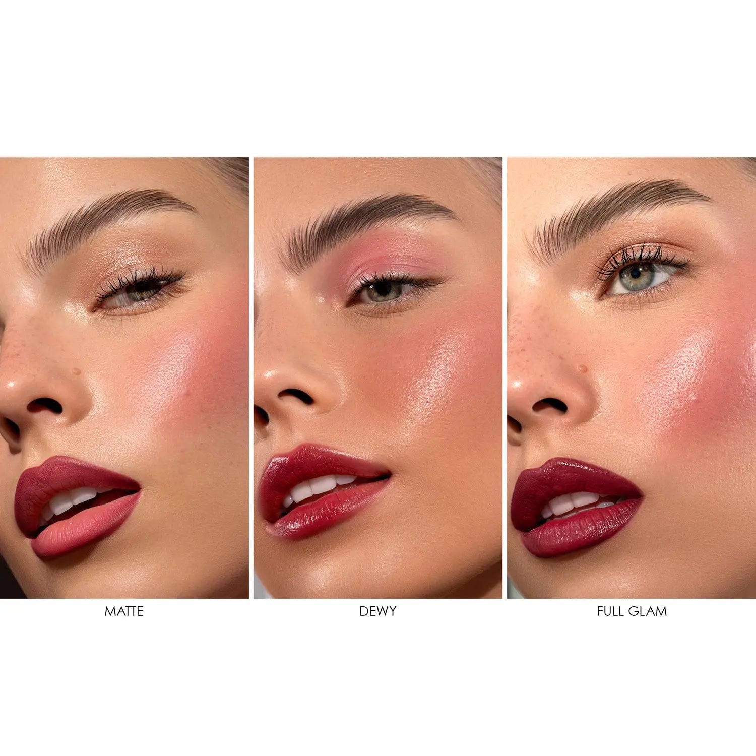 Berry Pop Cheek Trio – Cranberry Blush & Glow Trio | Natasha Denona