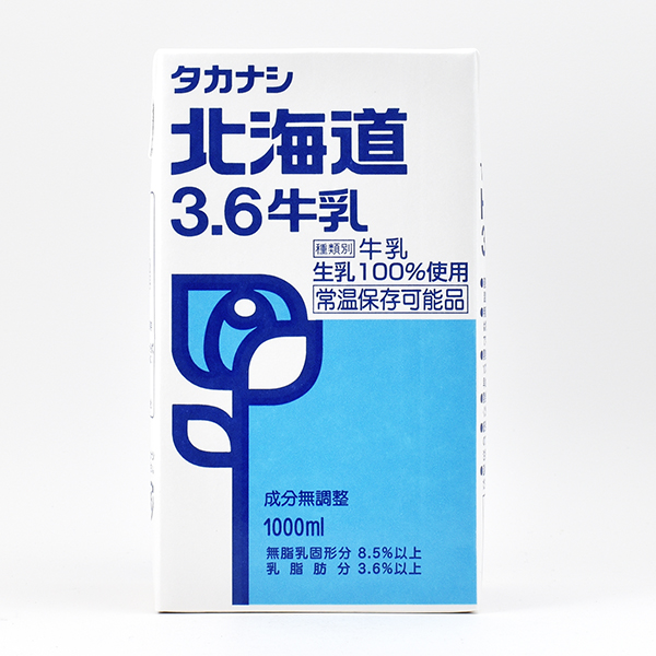 National Azabu / TAKANASHI HOKKAIDO LONG LIFE 3.6 MILK