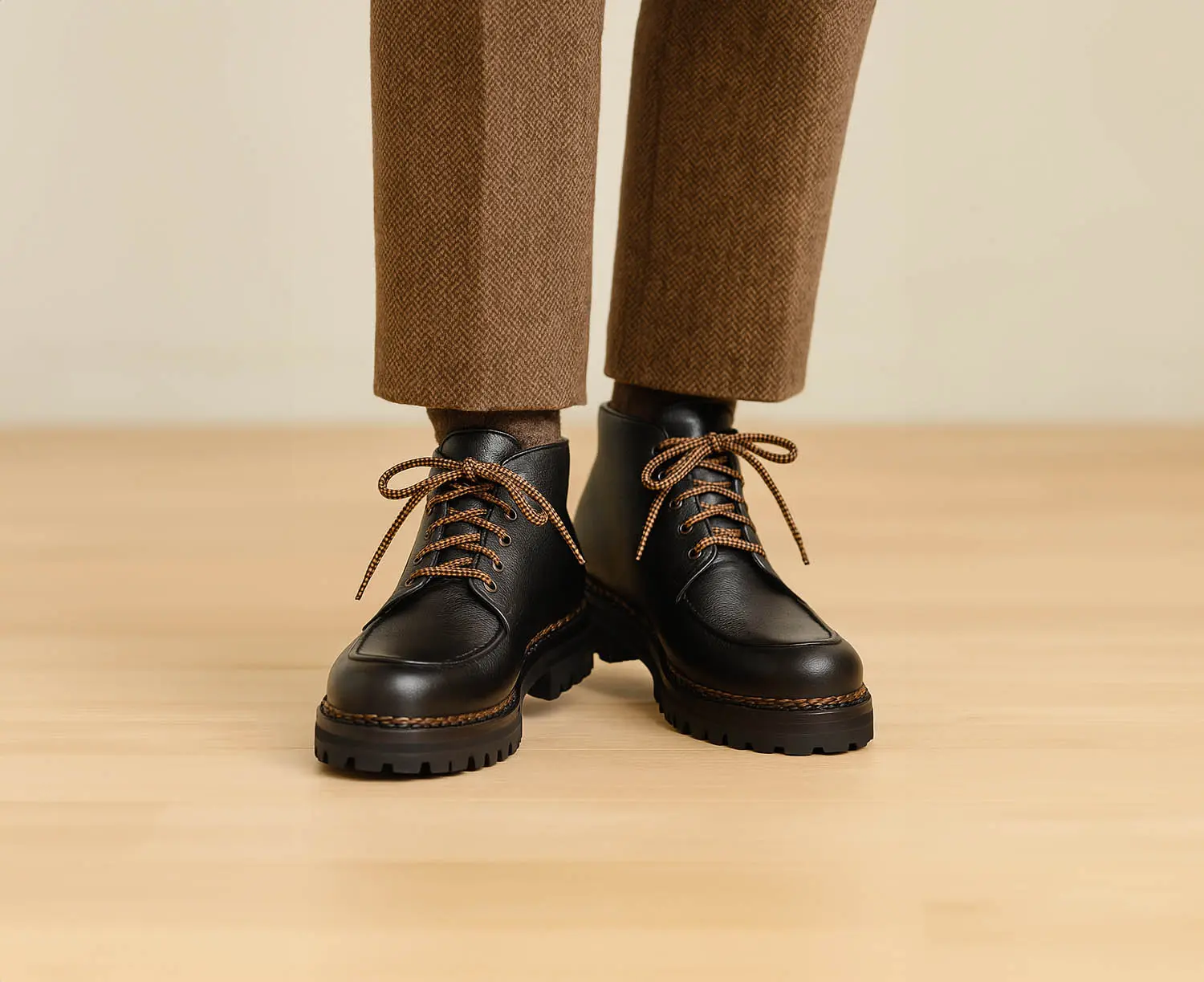 マルモラーダ FG647-002｜マロキッド黒の名品パイピングブーツ