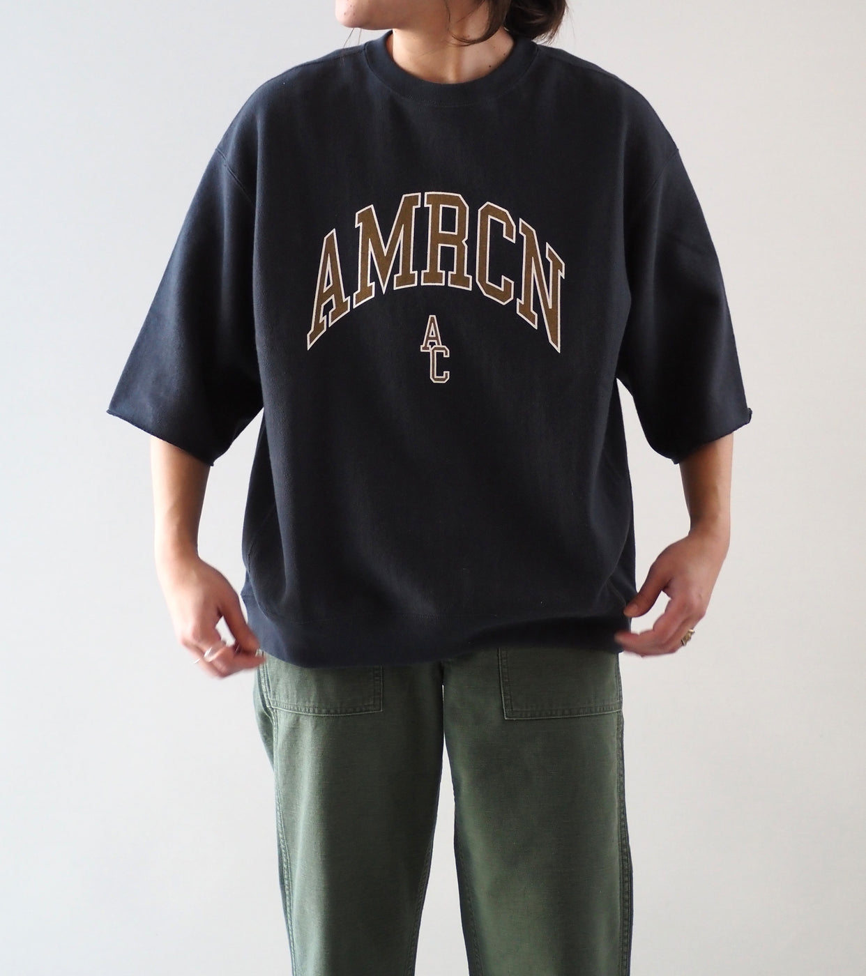 Americana カットオフ リバース ウィーブ スウェット シャツ