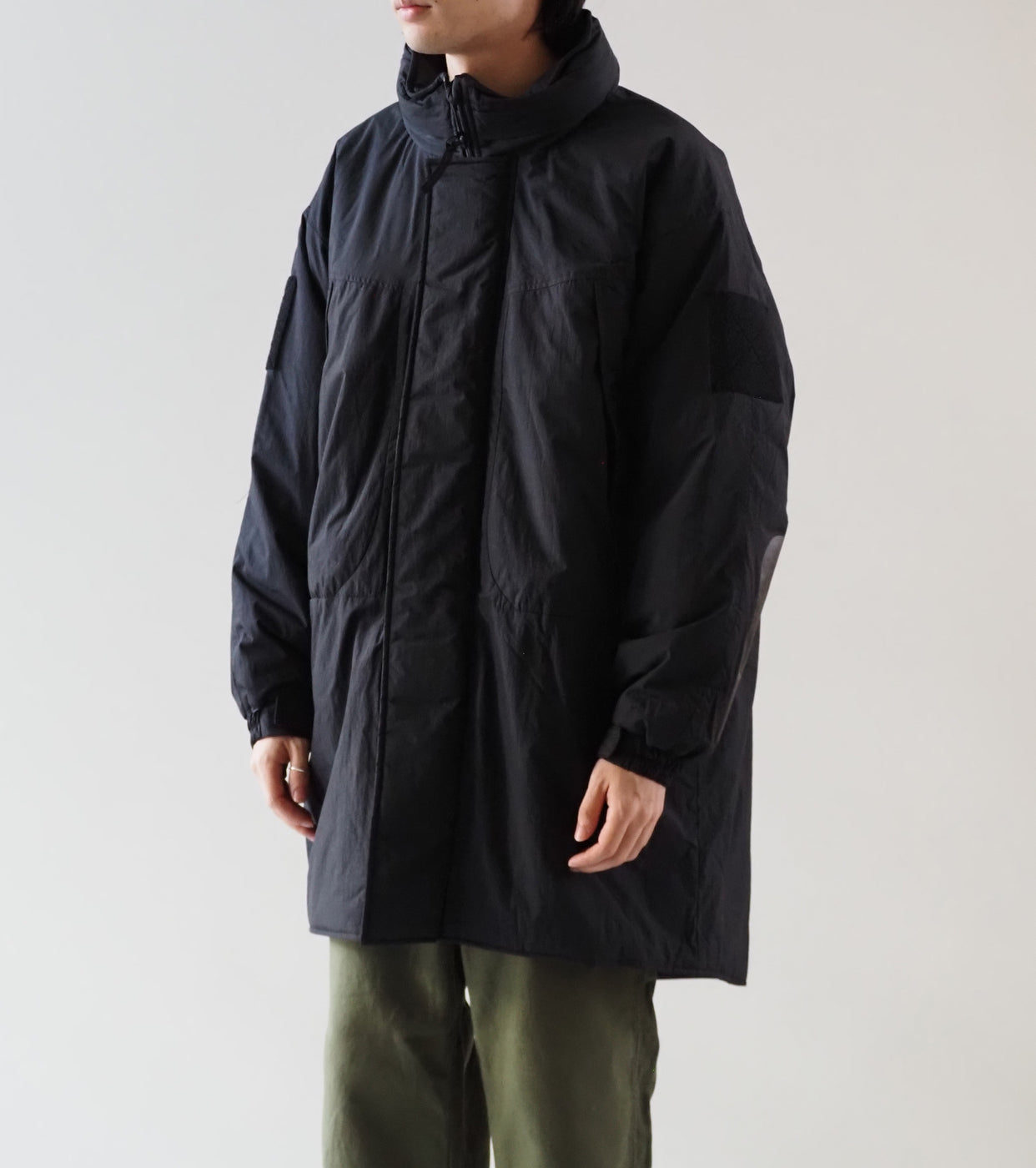 WILD THINGS MONSTER PARKA TYPE2 , Black – Navyblue