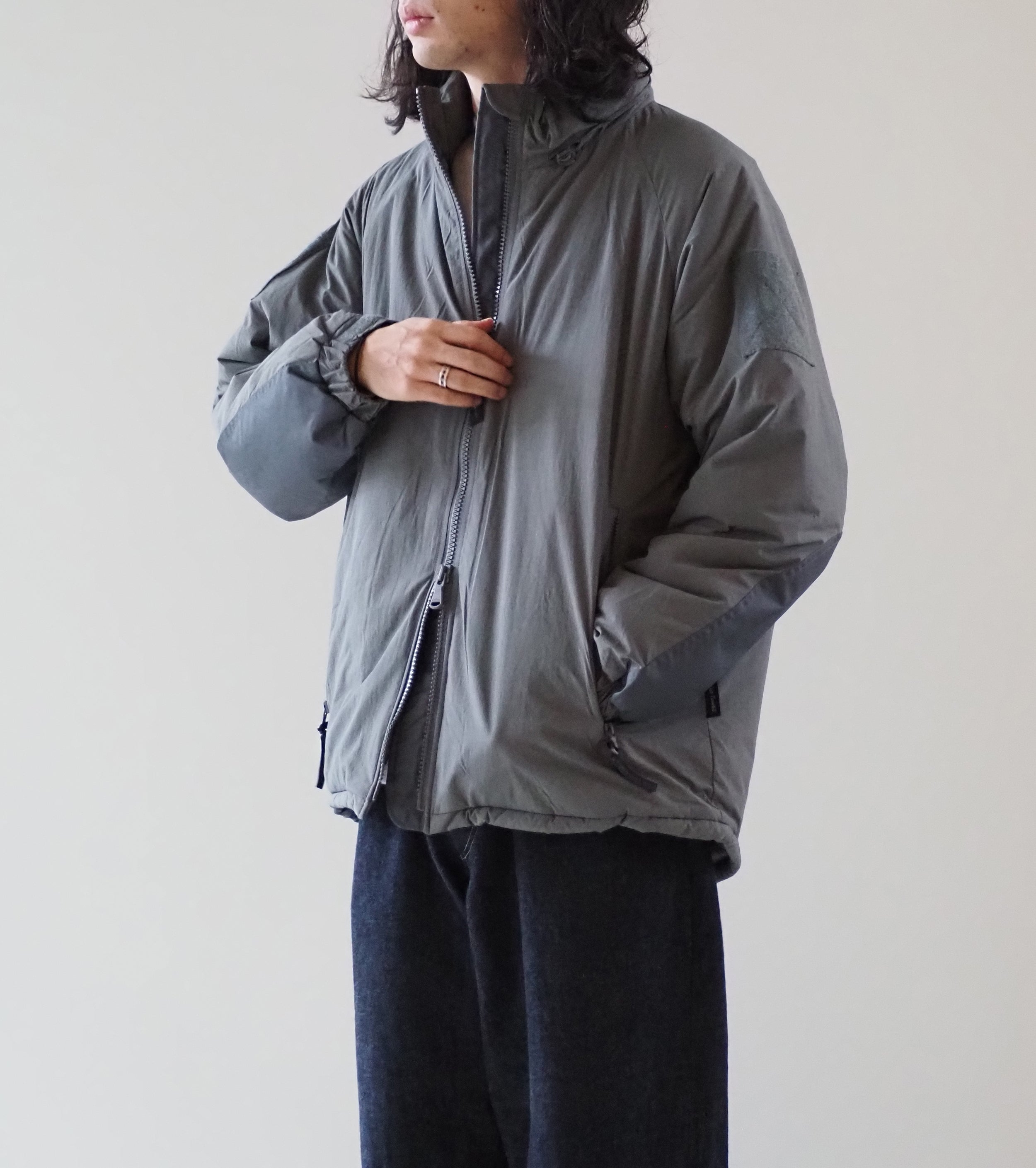 WILD THINGS Happy Jacket Type 2 , F Grey – Navyblue