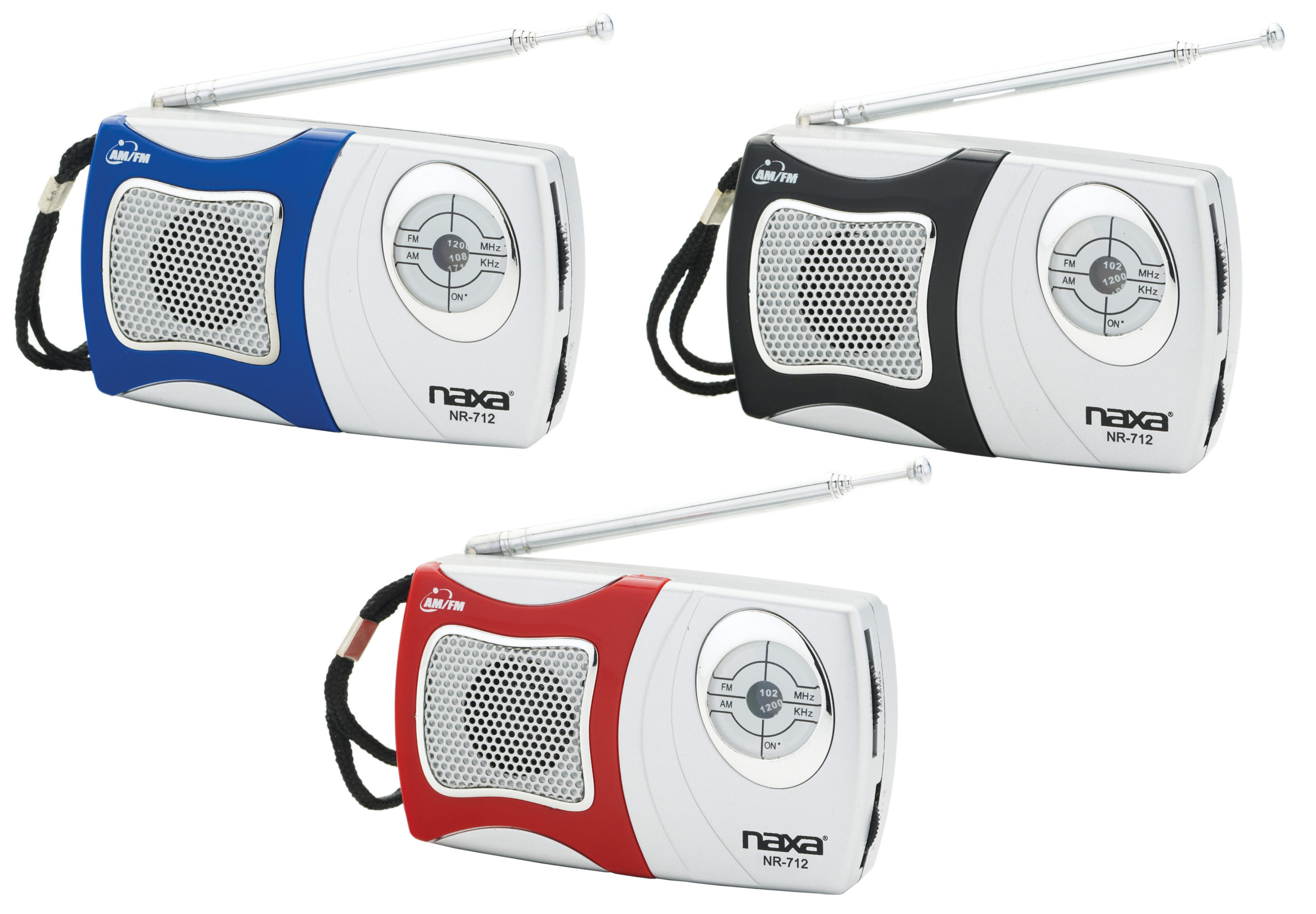 AM/FM Mini Pocket Radio with Built-In Speaker - Naxa Electronics